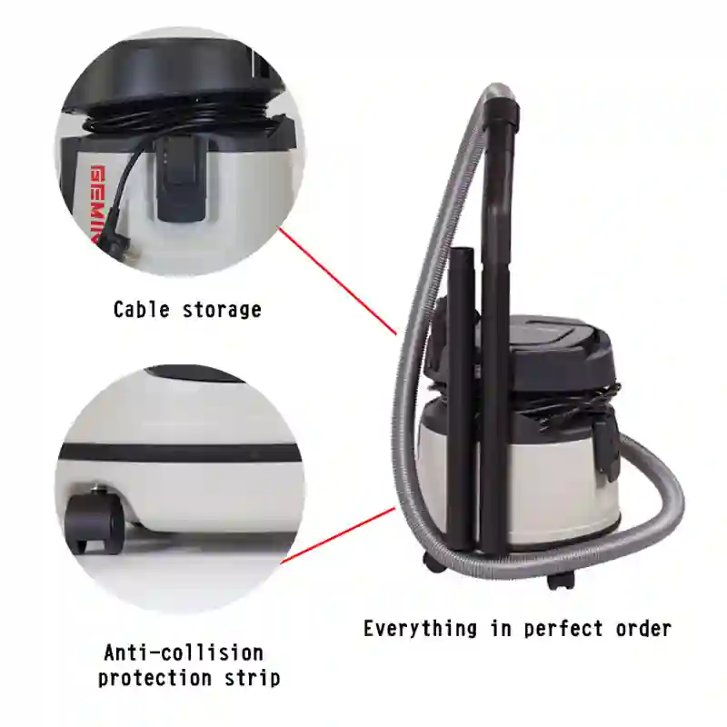 GEMINI supplies wet and dry vacuum cleaners.